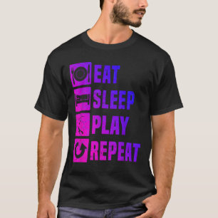 Badminton Player Squash Mens Badminton Shuttle T-Shirt