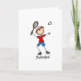 Badminton Player T-shirts and Gifts Card
