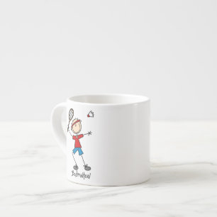 Badminton Player T-shirts and Gifts Espresso Cup