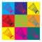 Badminton Pop Art