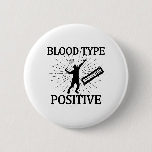 Badminton Positive Shuttle Court Game Sport Badmin 6 Cm Round Badge
