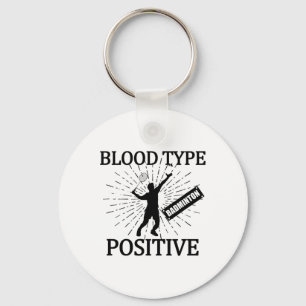 Badminton Positive Shuttle Court Game Sport Badmin Key Ring