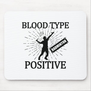Badminton Positive Shuttle Court Game Sport Badmin Mouse Pad