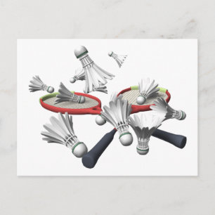Badminton Postcard