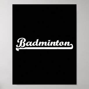 Badminton poster