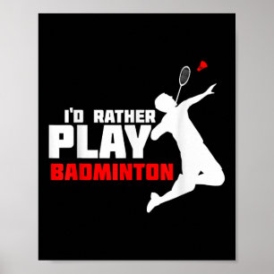 Badminton poster