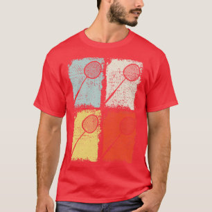 Badminton Racket Badminton Retro 1 T-Shirt