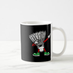 Badminton Racket Dabbing Shuttle Player Badminton  Coffee Mug
