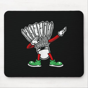 Badminton Racket Dabbing Shuttle Player Badminton Mouse Pad