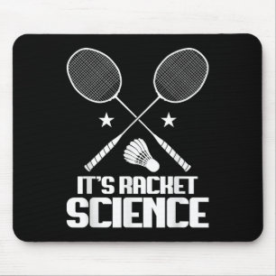 Badminton Racket Science Shuttle Player Badminton Mouse Pad