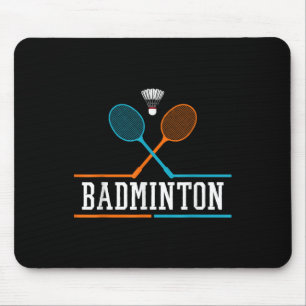 Badminton Racket Shuttle Team Coach Badminton Play Mouse Pad