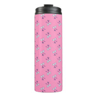 Badminton Racquet Pattern Pink