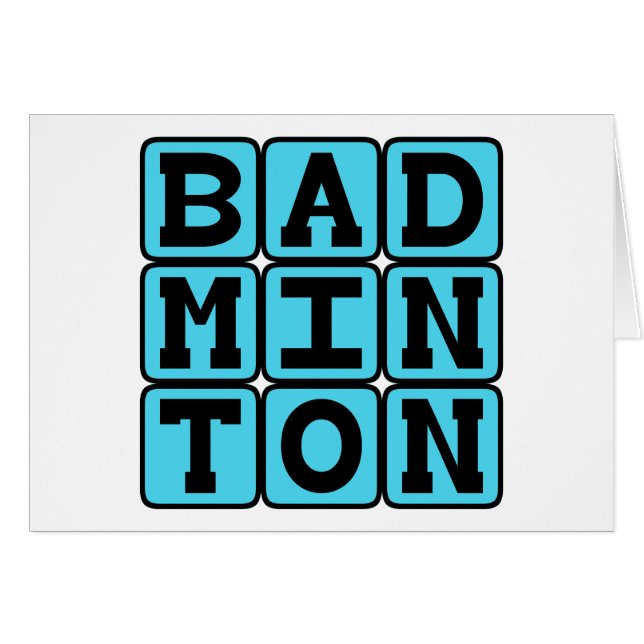 Badminton, Racquet Sport (Front Horizontal)