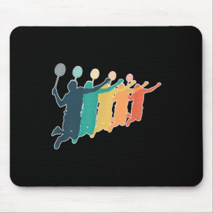 Badminton Retro Racket Mouse Pad
