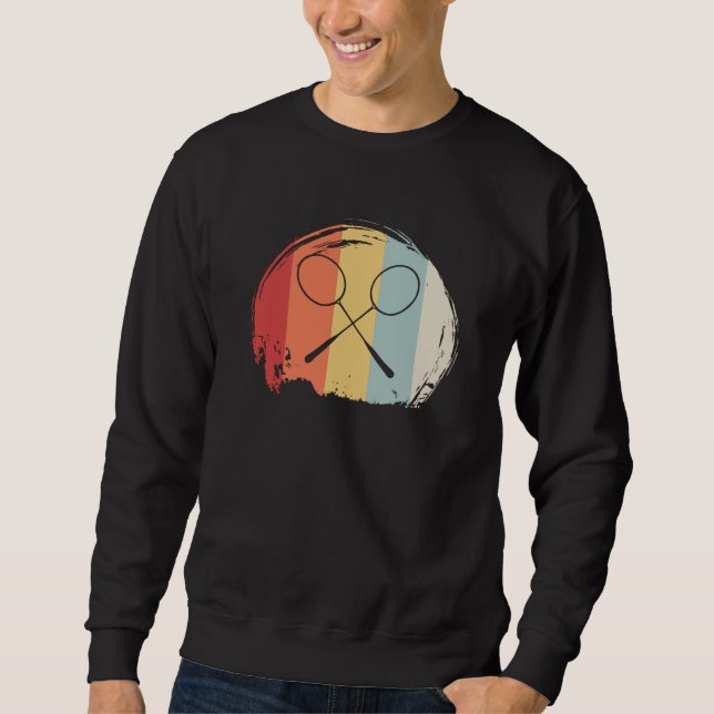 Badminton Retro Sweatshirt (Front)
