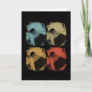 Badminton Retro Vintage Card