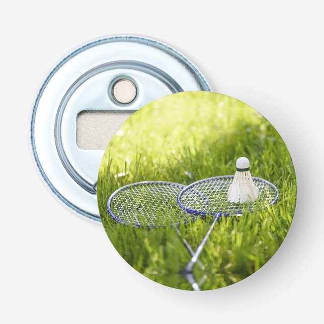 Badminton Set to Go Bottle Opener (Front)