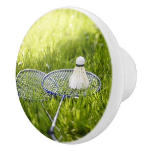 Badminton Set to Go Ceramic Knob