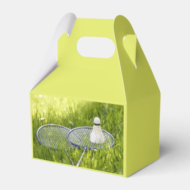 Badminton Set to Go Favour Box (Front Side)