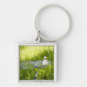 Badminton Set to Go Key Ring