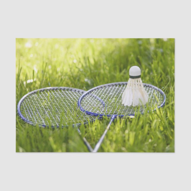 Badminton Set to Go Tissue Paper (Front)