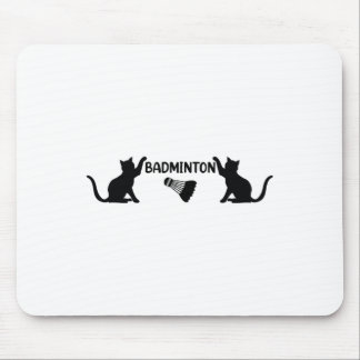 Badminton Shuttle And Cats - Cool Badminton Shuttl Mouse Pad