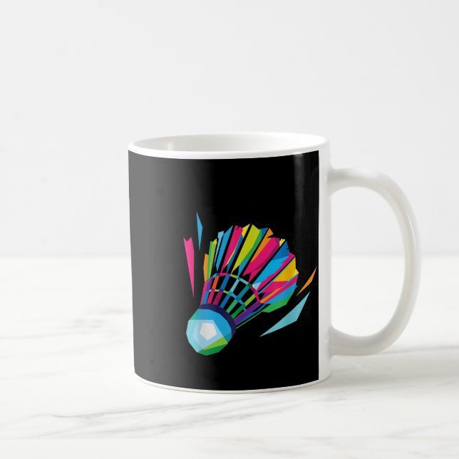 Badminton Shuttle Badminton  Coffee Mug (Right)