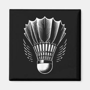 Badminton Shuttle Badminton Lover Magnet