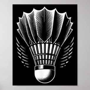 Badminton Shuttle Badminton Lover Poster