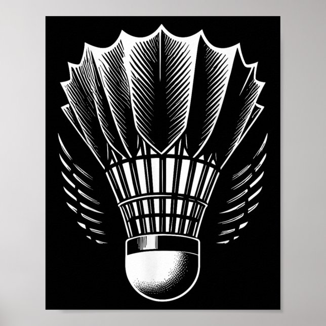 Badminton Shuttle Badminton Lover  Poster (Front)