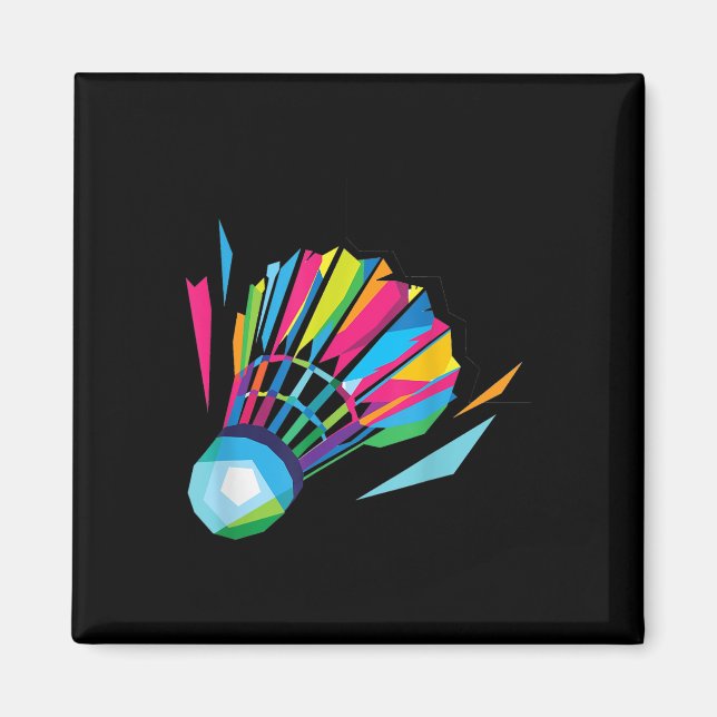 Badminton Shuttle Badminton  Magnet (Front)