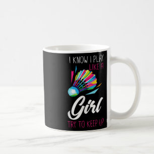 Badminton Shuttle Badminton Player Ball Sport Smas Coffee Mug