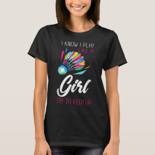 Badminton Shuttle Badminton Player Ball Sport Smas T-Shirt