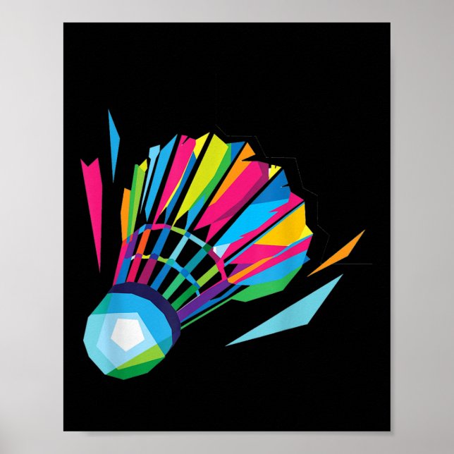 Badminton Shuttle Badminton  Poster (Front)