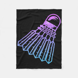 Badminton Shuttle Coaches Players Kids Women Men Fleece Blanket