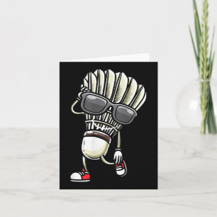 Badminton Shuttle Dancing  Card