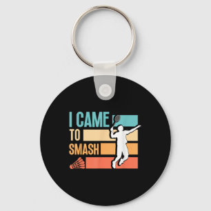 Badminton Shuttle Enthusiast Sports Racket Coach T Key Ring