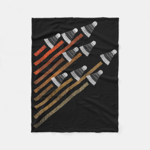 Badminton Shuttle Fleece Blanket