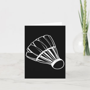Badminton Shuttle Game Indoor Sports  Card