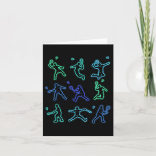Badminton Shuttle Kids Youth Boys Card