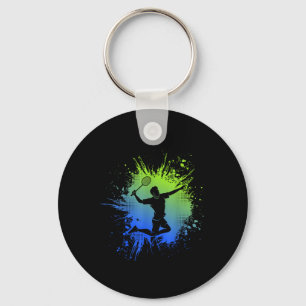Badminton Shuttle Kids Youth Boys Key Ring