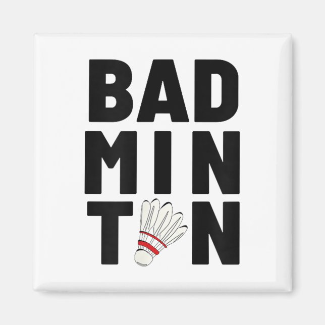 Badminton Shuttle  Magnet (Front)