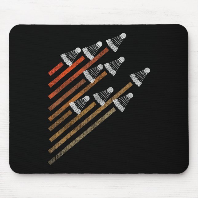 Badminton Shuttle  Mouse Pad (Front)