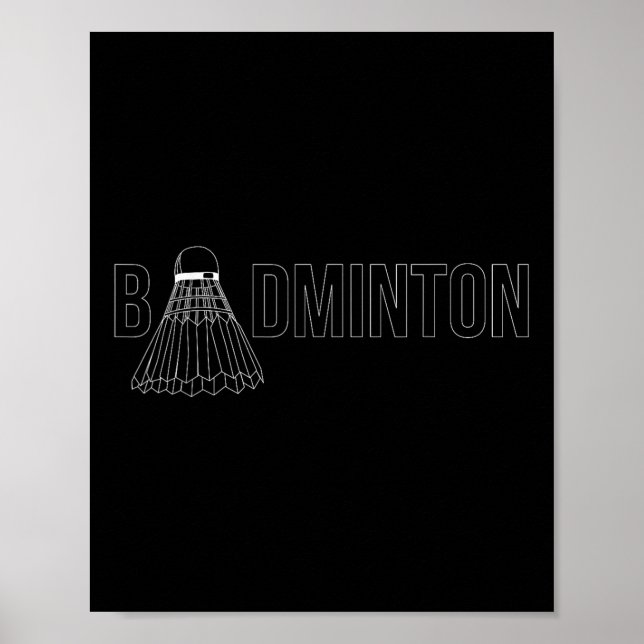 Badminton Shuttle Player Coach Trainer _1  Poster (Front)