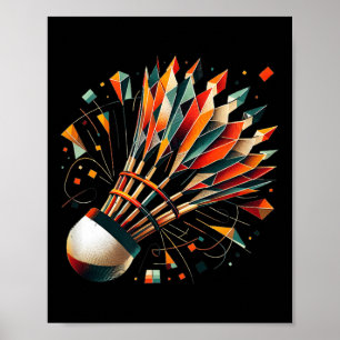Badminton Shuttle Poster