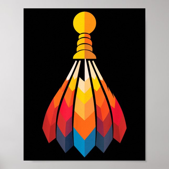 Badminton Shuttle  Poster (Front)