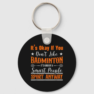 Badminton Shuttle Racket Badminton Player Key Ring