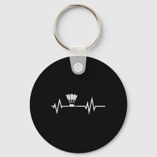Badminton Shuttle Racket Sports Athlete Competitor Key Ring