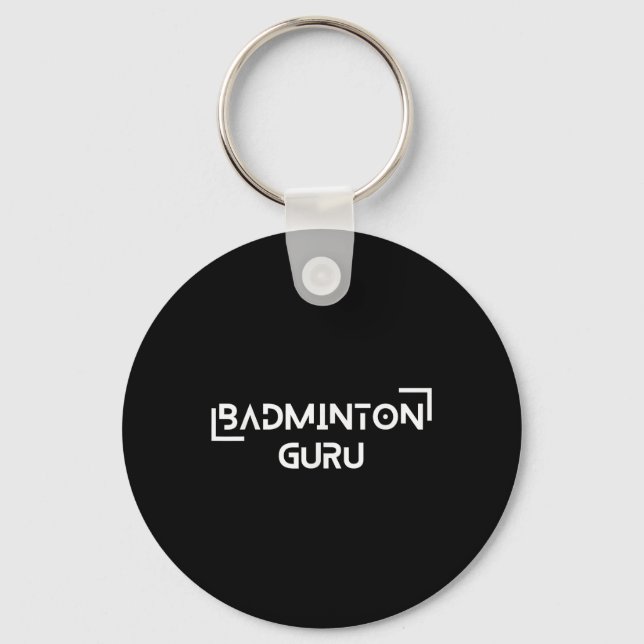 Badminton Shuttle Racket Sports Champion Strategy  Key Ring (Front)