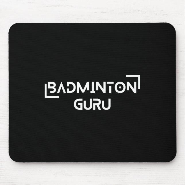 Badminton Shuttle Racket Sports Champion Strategy  Mouse Pad (Front)